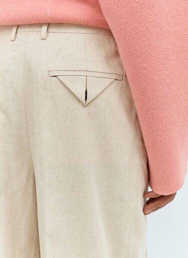Natural Crisp Poplin Pants Bottega Veneta Natural Crisp Poplin Pants Beige bov0158006