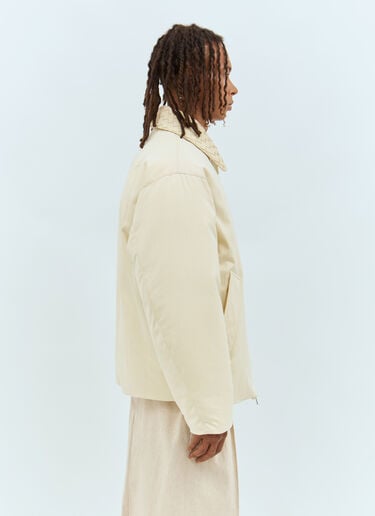 Cotton Twill Puffer Jacket Bottega Veneta Cotton Twill Puffer Jacket Cream bov0158007