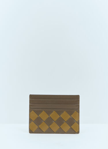 Intrecciato Cardholder Bottega Veneta Intrecciato Cardholder Khaki bov0158022