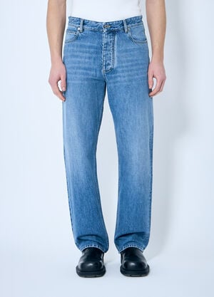 Bottega Veneta Indigo Wide Leg Jeans Blue bov0159006