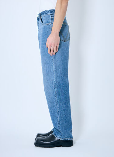 Indigo Wide Leg Jeans Bottega Veneta Indigo Wide Leg Jeans Blue bov0159006