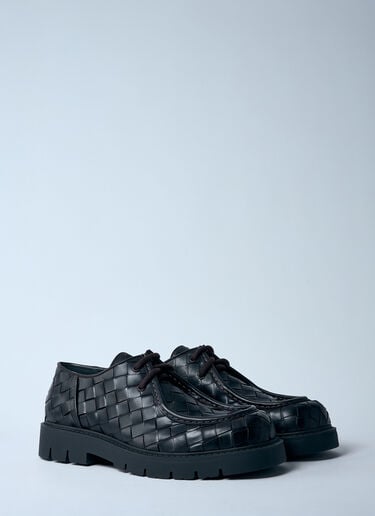 Haddock Lace-Up Shoes Bottega Veneta Haddock Lace-Up Shoes Black bov0159014