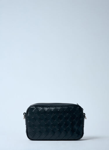 Bottega Veneta ミニイントレチャート カメラバッグ ブラック bov0159026