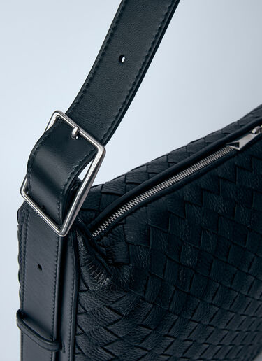 미디엄 트레블러 숄더백 Bottega Veneta 미디엄 트레블러 숄더백 블랙 bov0159028