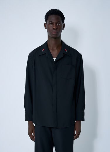 Bottega Veneta Light Wool Shirt Black bov0160002