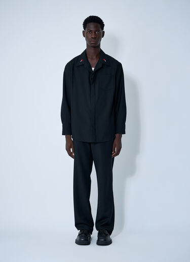 Light Wool Shirt Bottega Veneta Light Wool Shirt Black bov0160002