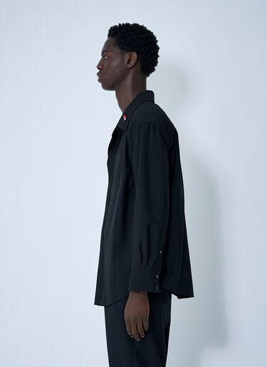 Light Wool Shirt Bottega Veneta Light Wool Shirt Black bov0160002