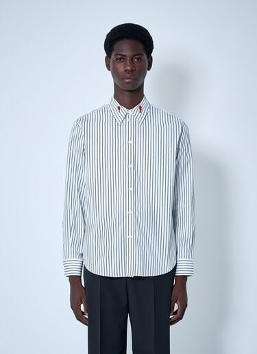 细条纹系扣衬衫 Bottega Veneta 细条纹系扣衬衫 白色 bov0160005