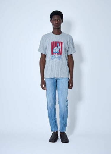 Crushed Sisi T-Shirt Bottega Veneta Crushed Sisi T-Shirt Grey bov0160007