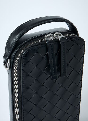 Bottega Veneta Getaway Phone Pouch On Strap Black bov0160013