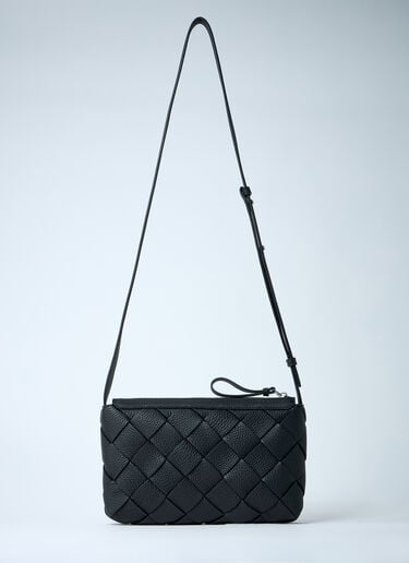 Diago Zipped Messenger Bag Bottega Veneta Diago Zipped Messenger Bag Black bov0161020