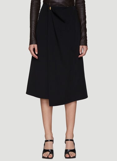 Gabardine Skirt Bottega Veneta Gabardine Skirt Black bov0239023