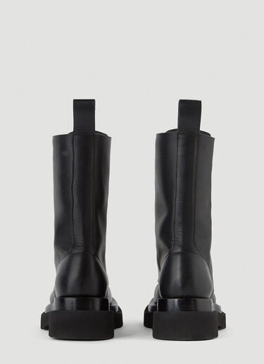 Bottega Veneta Lug Lace-Up Boots Black bov0250049