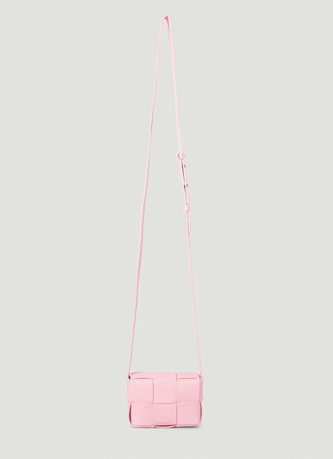 Mini Cassette Shoulder Bag Bottega Veneta Mini Cassette Shoulder Bag Pink bov0251011