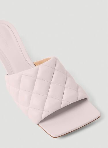 Bottega Veneta Padded Kitten Heel Mules Pink bov0251082