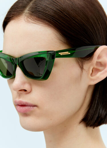 BV1101S Pointed Cat Eye Sunglasses Bottega Veneta BV1101S Pointed Cat Eye Sunglasses Orange bov0251139