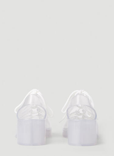 Jelly Heeled Sandals Bottega Veneta Jelly Heeled Sandals Transparent bov0251146