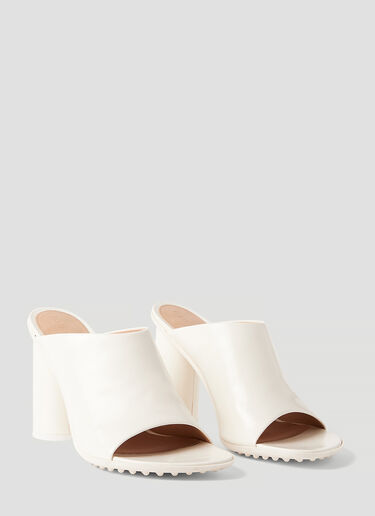 Bottega Veneta Atomic High Heel Mules White bov0252055