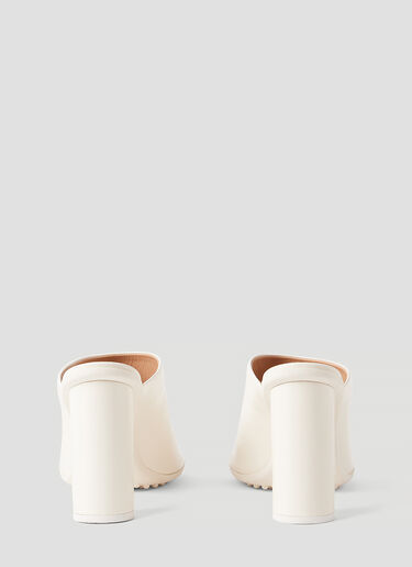 Bottega Veneta Atomic High Heel Mules White bov0252055
