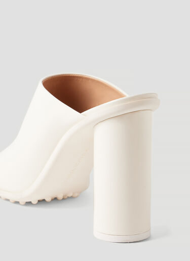 Bottega Veneta Atomic High Heel Mules White bov0252055