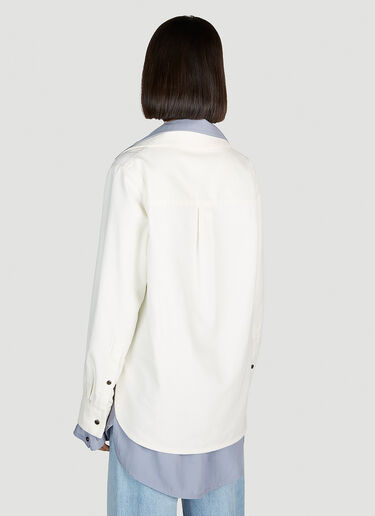 Double Layer Shirt Bottega Veneta Double Layer Shirt White bov0252064