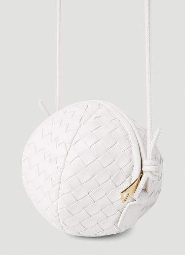 Round Shoulder Bag Bottega Veneta Round Shoulder Bag White bov0253035