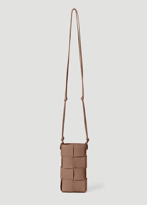 Bottega Veneta Intreccio Phone Pouch Brown bov0253042