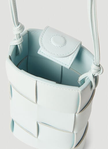 Cassette Phone Holder Bottega Veneta Cassette Phone Holder Light Blue bov0253043