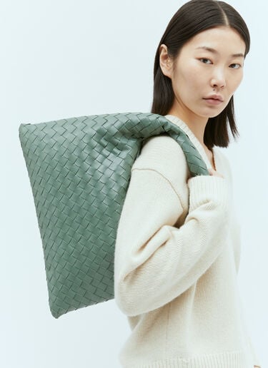 Small Hop Shoulder Bag Bottega Veneta Small Hop Shoulder Bag Green bov0255065