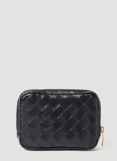 틴 인트레치아토 지퍼 파우치 Bottega Veneta 틴 인트레치아토 지퍼 파우치 블랙 bov0255091