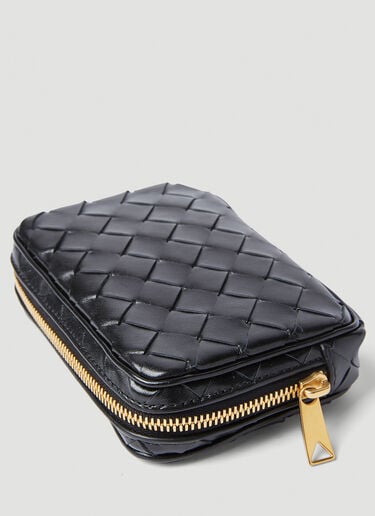 틴 인트레치아토 지퍼 파우치 Bottega Veneta 틴 인트레치아토 지퍼 파우치 블랙 bov0255091