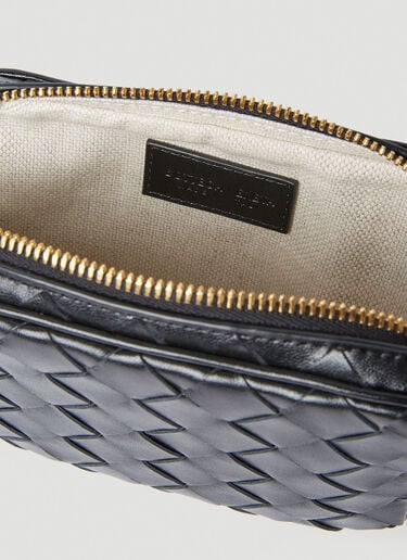 Bottega Veneta 틴 인트레치아토 지퍼 파우치 블랙 bov0255091