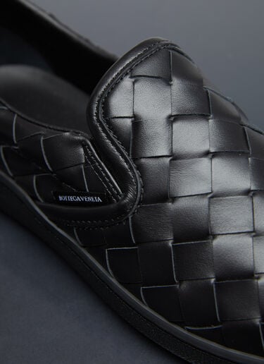 Intrecciato 一脚蹬运动鞋 Bottega Veneta Intrecciato 一脚蹬运动鞋 黑色 bov0255104