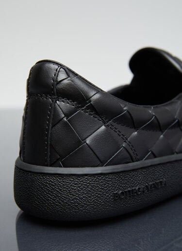 Intrecciato 一脚蹬运动鞋 Bottega Veneta Intrecciato 一脚蹬运动鞋 黑色 bov0255104