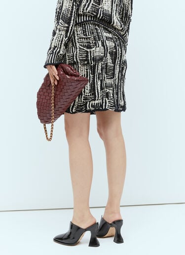 Bottega Veneta 인트레치아토 면 스커트 네이비 bov0256034