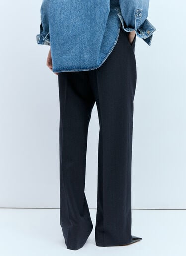 Striped Wool Pants Bottega Veneta Striped Wool Pants Black bov0257009