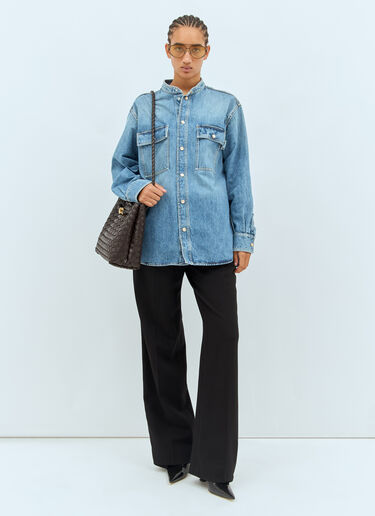 데님 셔츠 Bottega Veneta 데님 셔츠 블루 bov0257012