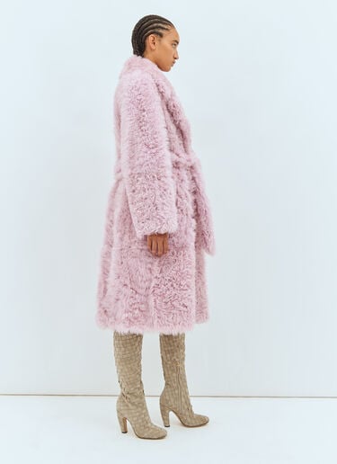 Shearling Coat Bottega Veneta Shearling Coat Pink bov0257017