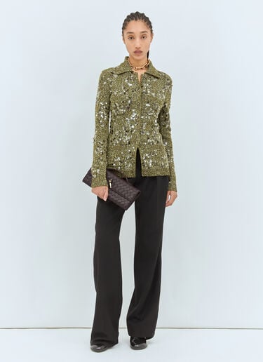 Bottega Veneta ロングアンディアモクラッチ ブラウン bov0257043