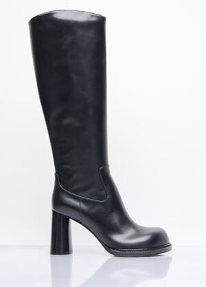 Bottega Veneta Cliff Heeled Boots Black bov0258008