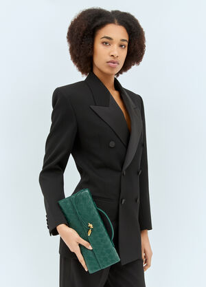 Bottega Veneta Andiamo 长款手拿包 绿色 bov0258013