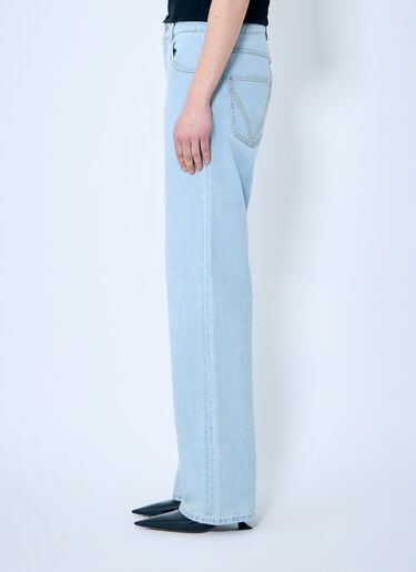 Bottega Veneta Extra Bleach Dirty Denim Jeans Blue bov0259006