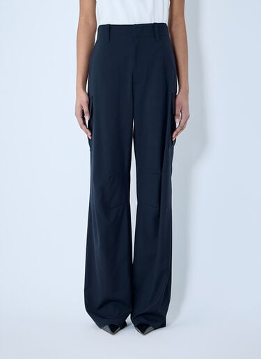 Fine Wool Pants Bottega Veneta Fine Wool Pants Blue bov0259008