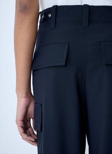 Fine Wool Pants Bottega Veneta Fine Wool Pants Blue bov0259008