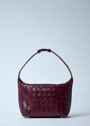 Bottega Veneta 미니 왈라스 숄더백 버건디 bov0259023