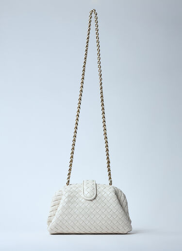 Bottega Veneta Small Lauren 1980 Shoulder Bag White bov0259044