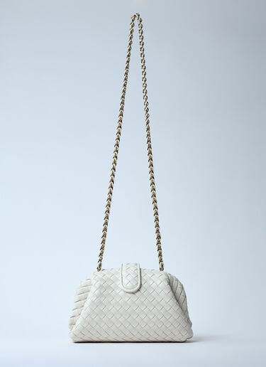 Small Lauren 1980 Shoulder Bag Bottega Veneta Small Lauren 1980 Shoulder Bag White bov0259044