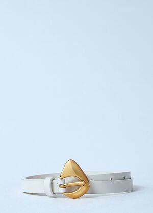 Bottega Veneta 핀 벨트 화이트 bov0259055