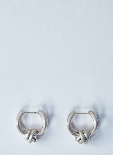 Bottega Veneta Knot Earrings Silver bov0259060