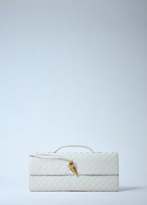 Bottega Veneta 롱 안디아모 클러치 화이트 bov0259076